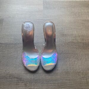 Nine West iridescent 3 inch heels- size 5.5